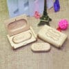 oval maple usb and box
